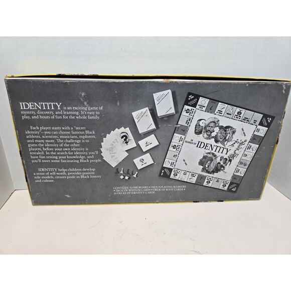 In Search of Identity Discover Black Heritage History Board Game 1984 COMPLETE - Picture 5 of 5
